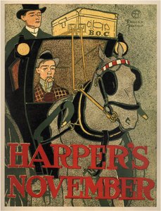 Harpers november 1896 av Edward Penfield