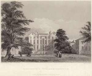 Addiscombe College i Croydon (gravyr) av Edward Pritchett