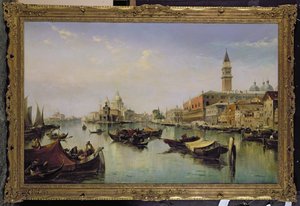 Bacino di San Marco, med blick mot utloppet av Canal Grande