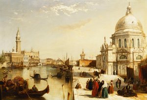 Canal Grande med Santa Maria della Salute, Venedig