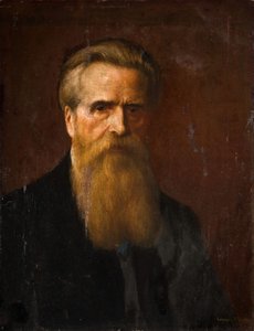 Porträtt av konstnärens självporträtt, 1906. av Edward R Taylor