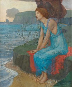 Ariadne på ön Naxos (tempera på duk)