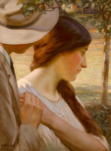 A Shadow (olja på duk) av Edward Ridley