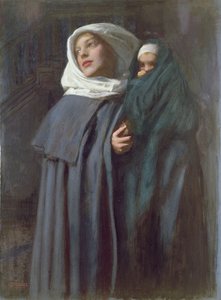 Mor och barn (wc) av Edward Robert Hughes