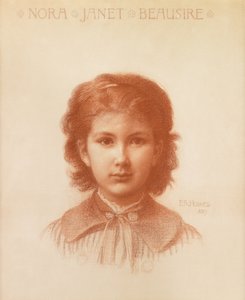 Nora Beausire, dotter till Liverpools konstsamlare av Edward Robert Hughes