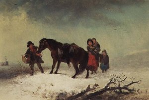 Snö scen