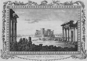 En allmän syn på Palmira i Arabien, c1770