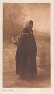 Portfölj IX, skylt 311: Korgbärare av Edward S. Curtis