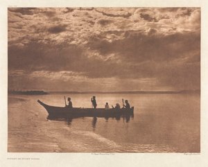 Portfolio IX, skylt 316: Solnedgång på Puget Sound