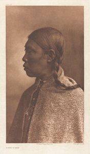 Portfolio IX, Plansch 321: Lummi Woman av Edward S. Curtis