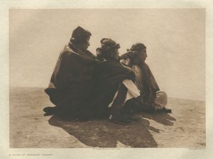 Portfölj I, plansch 36: En intressant plats-Navaho