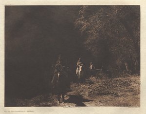 Portfölj I, plansch 37: Ut ur mörkret-Navaho av Edward S. Curtis