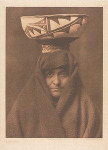 Portfölj XVII, plansch 614: En Zuñi-kvinna