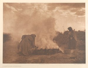 Keramikbrännare på Santa Clara av Edward S. Curtis