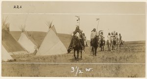 [Ryttare och tipier] av Edward S. Curtis