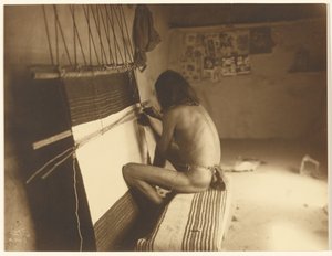 [The Weaver - Hopi] av Edward S. Curtis