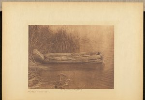 Kom till Balsa på Clear Lake av Edward S. Curtis