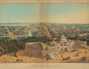 Vy över Washington av Edward Sachse