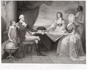 The Washington Family, 1798 (gravyr och stipplets)