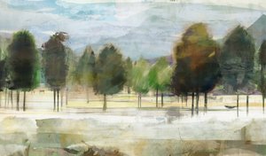 Abstrakt skogslandskap av Edward Selkirk