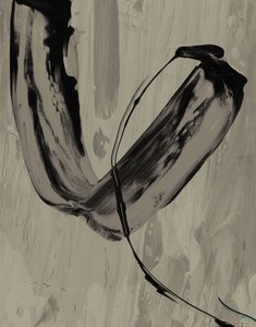 Abstrakt grå gest av Edward Selkirk