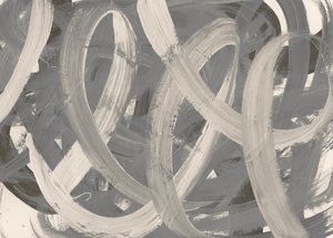 Abstrakta slingrande penseldrag av Edward Selkirk