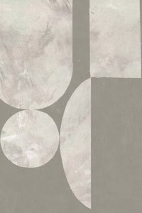 Dämpad geometrisk abstrakt konst av Edward Selkirk