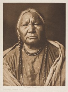 Kvinnlig cheyennetyp av Edward Sheriff Curtis