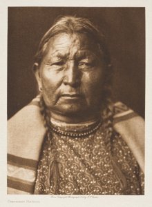 Cheyenne-matron av Edward Sheriff Curtis