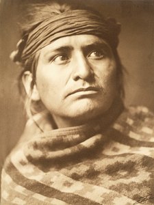 Chef för öknen, Navaho av Edward Sheriff Curtis