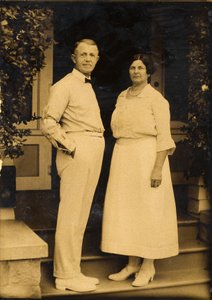 Mamma och pappa Curtis av Edward Sheriff Curtis