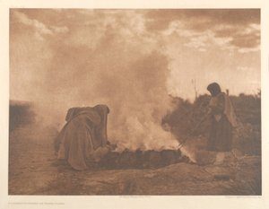 Keramikbrännare vid Santa Clara av Edward Sheriff Curtis