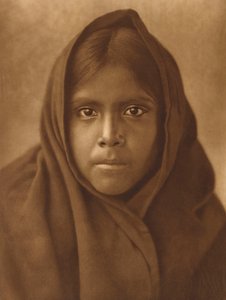 Qahatika Girl, ca 1907 (fotogravyr i storformat) av Edward Sheriff Curtis