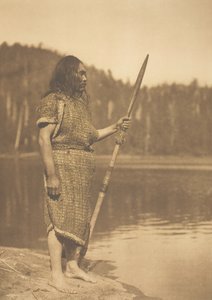 The Whaler - Clayoquot, 1915. av Edward Sheriff Curtis