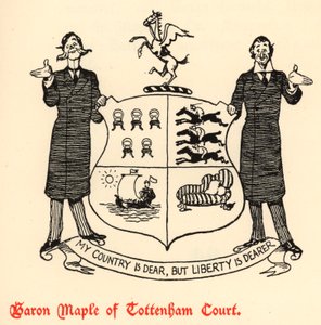 Baron Maple of Tottenham Court (gravyr) av Edward Tennyson Reed