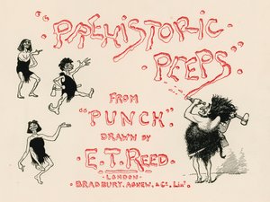 Prehistoric Peeps - Titelsida (färglitografi)