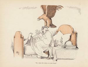 Tails with a Twist: The Eagle (färg litho) av Edward Tennyson Reed