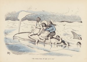 Tails with a Twist: The Whale (färg litho)