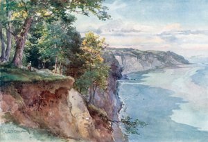 Stubnitzskogen - ön Rugen (färglitografi)