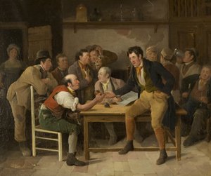 Värdshusscen, ca 1820