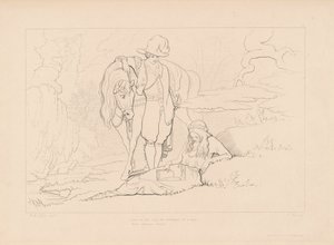 Nära han hade kommit... av Edward Webb, after George Elgar Hicks