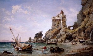 Salerno, Italien, 1849. av Edward William Cooke