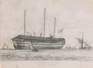 Hastings som ligger i Ordinary in the Medway av Edward William Cooke
