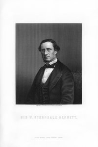 Sir William Sterndale Bennett, engelsk kompositör, 1899.