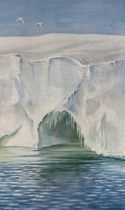 Cave in the Barrier, Cape Crozier, 4 januari 1911, 1913