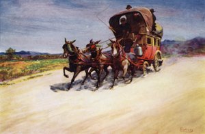 Corsica: A diligence (färg litho)