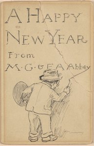 Ett gott nytt år av Edwin Austin Abbey