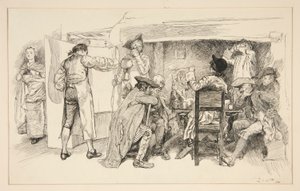 Rum An Ale House - av Edwin Austin Abbey