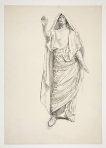 Anthony (preliminär ritning för .3138) - Julius Caesar av Edwin Austin Abbey