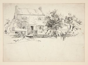 Arkitektstudie: Hurley, London av Edwin Austin Abbey